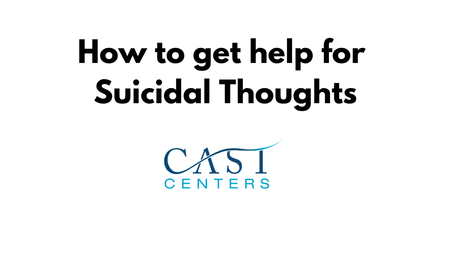 How to get help for suicidal thoughts